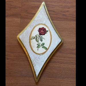 Vintage Rose Wall Hanging